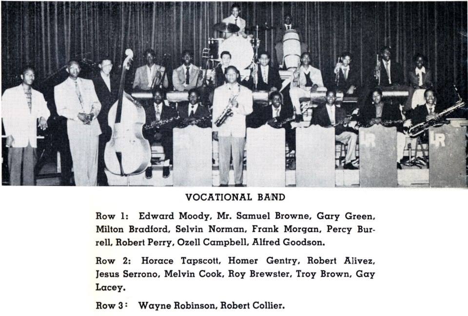 Jefferson High School Vocational Band, 1951 (Collection of Steven Isoardi)